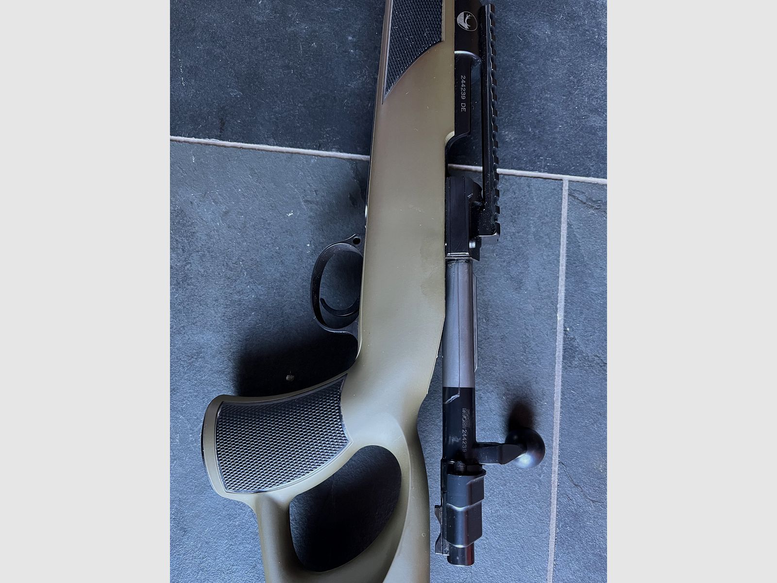 Repeater rifle 9.3x62 as new, threaded, hole stock, 98 system