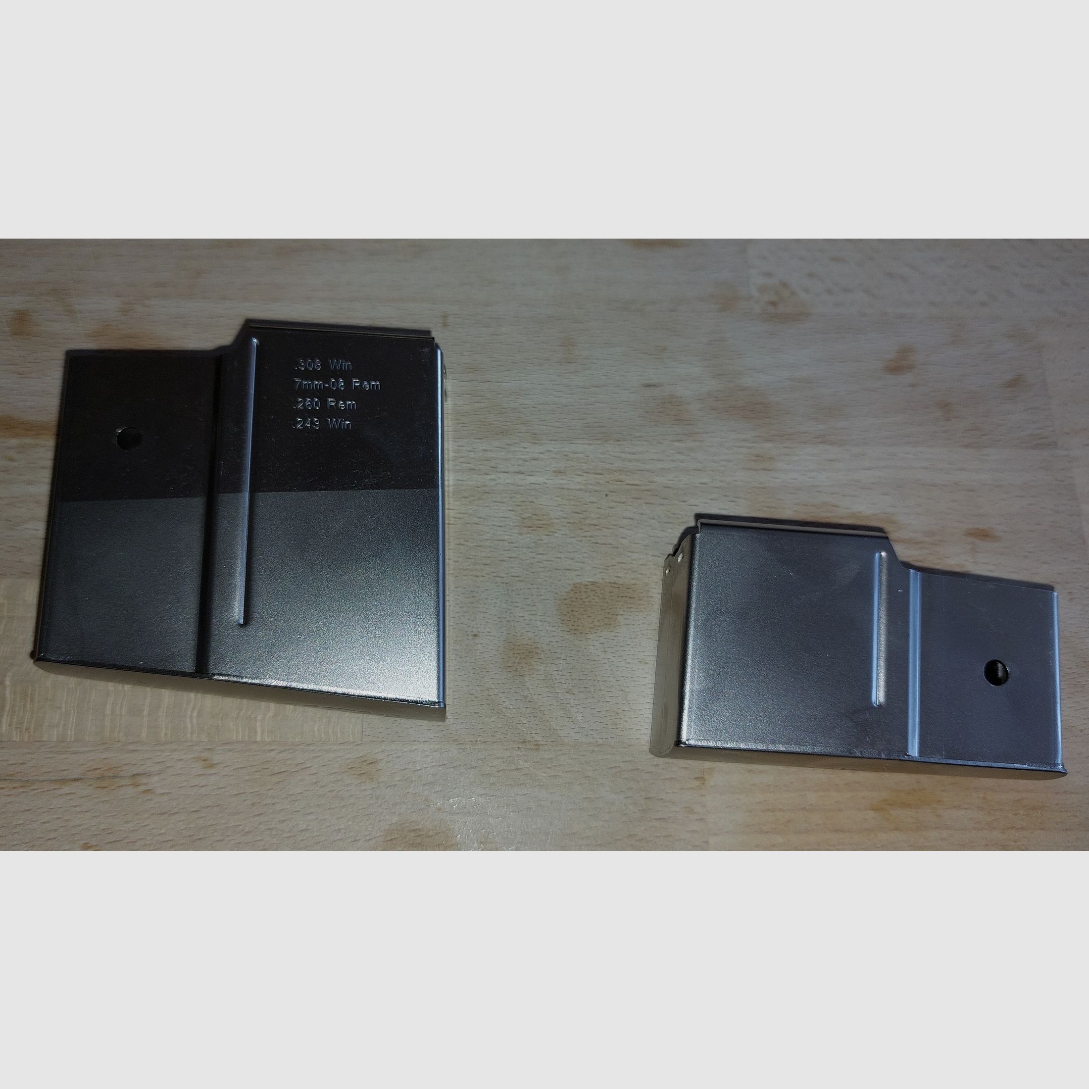 Action en acier HS nickelée en .308 Winchester avec un canon de 51 cm