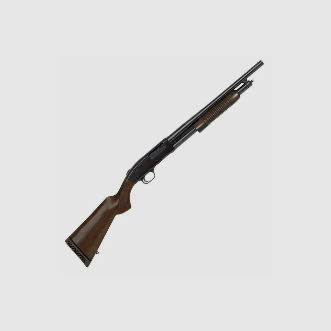 Mossberg 500 Retrograde 18.5" pump-action shotgun, caliber 12/76 available immediately, shipping +20€