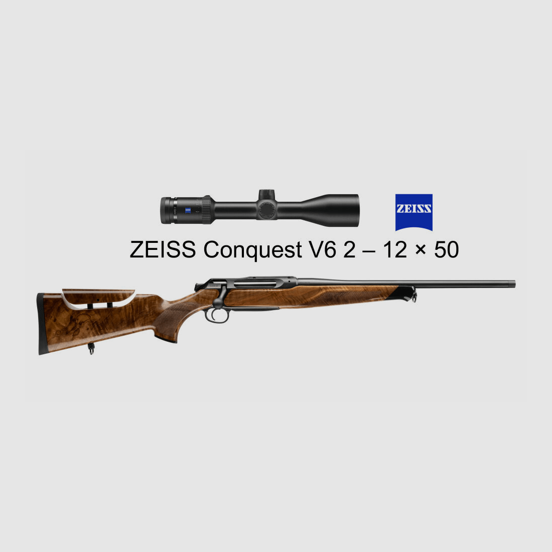 J.P. Sauer & Sohn Sauer 505 Ergo Lux Repetierbüchse HQ3 Ausstattungspaket Elegance + VSR | 8.5x55 Blaser | ZEISS V6 2-12x50