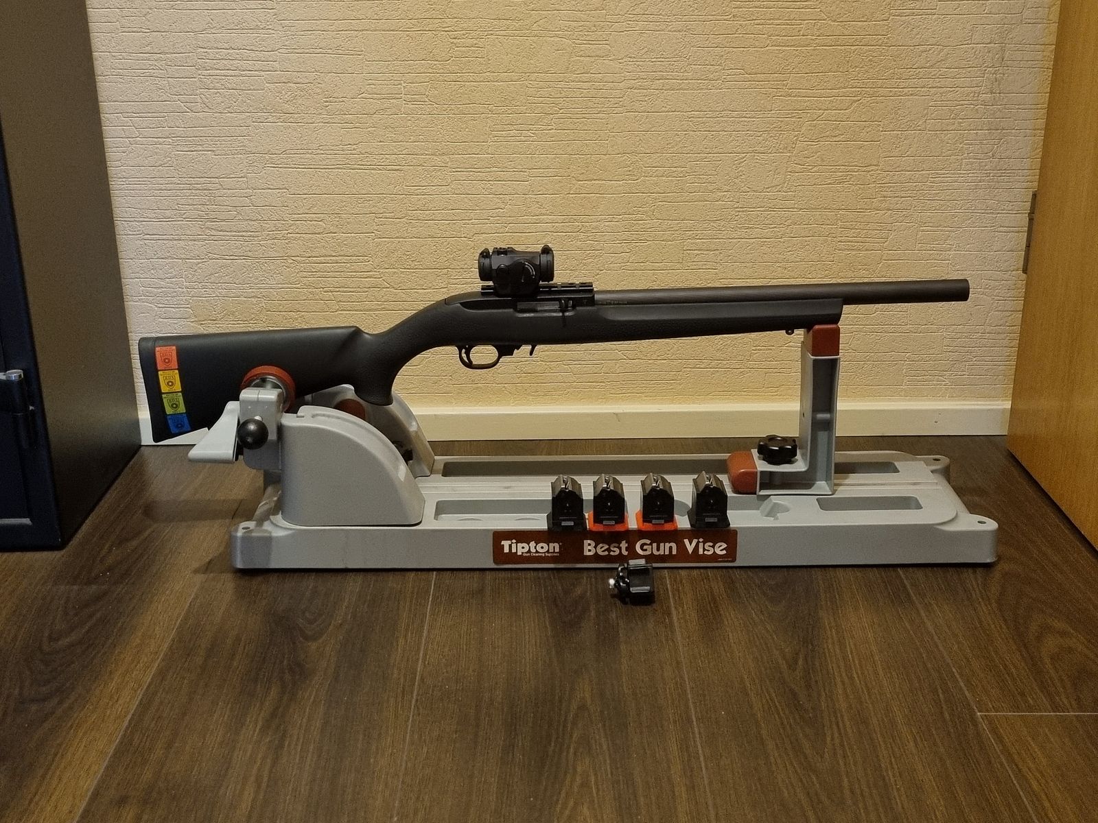 Merkle Tuning - Carabina semiautomatica Ruger 10/22 Tactical con grilletto sportivo, inclusi 5 pezzi di caricatori BX da 10 colpi
