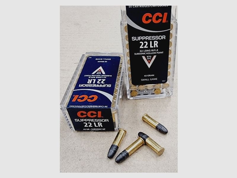 .22LR 45grs CCI Suppressor Subsonic No. 957 50Stk.