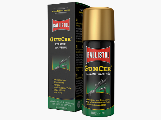 Ballistol GunCer Keramik-Waffenöl Spray, 50ml