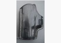 HKDesign Holster Art. Nr. 005  ,Schnellziehholster mit eingenähter Lederkornschiene P99,   Linkshänder