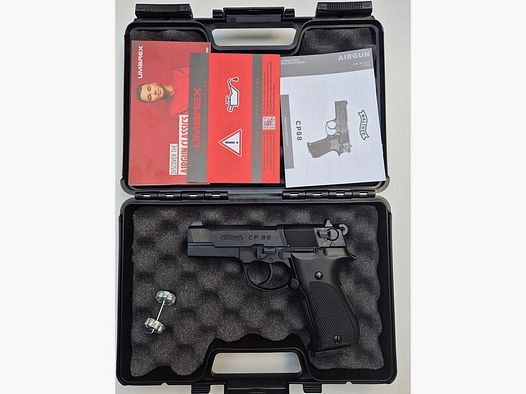 Walther CP88 brüniert - UNGESCHOSSEN aus Sammlung ### full Set ### UVP: 249,00 Euro.