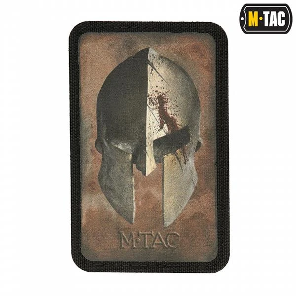 M-Tac Spartan Helmet patch, coyote Cordura, hook-and-loop