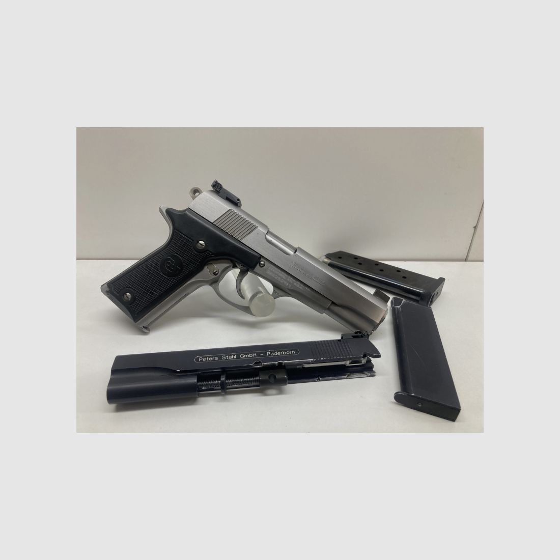 Pistole COLT Double Eagle Kal. .45 ACP stainless inkl. Peters Stahl Wechselsystem Kal. .22lr. TOP!!!