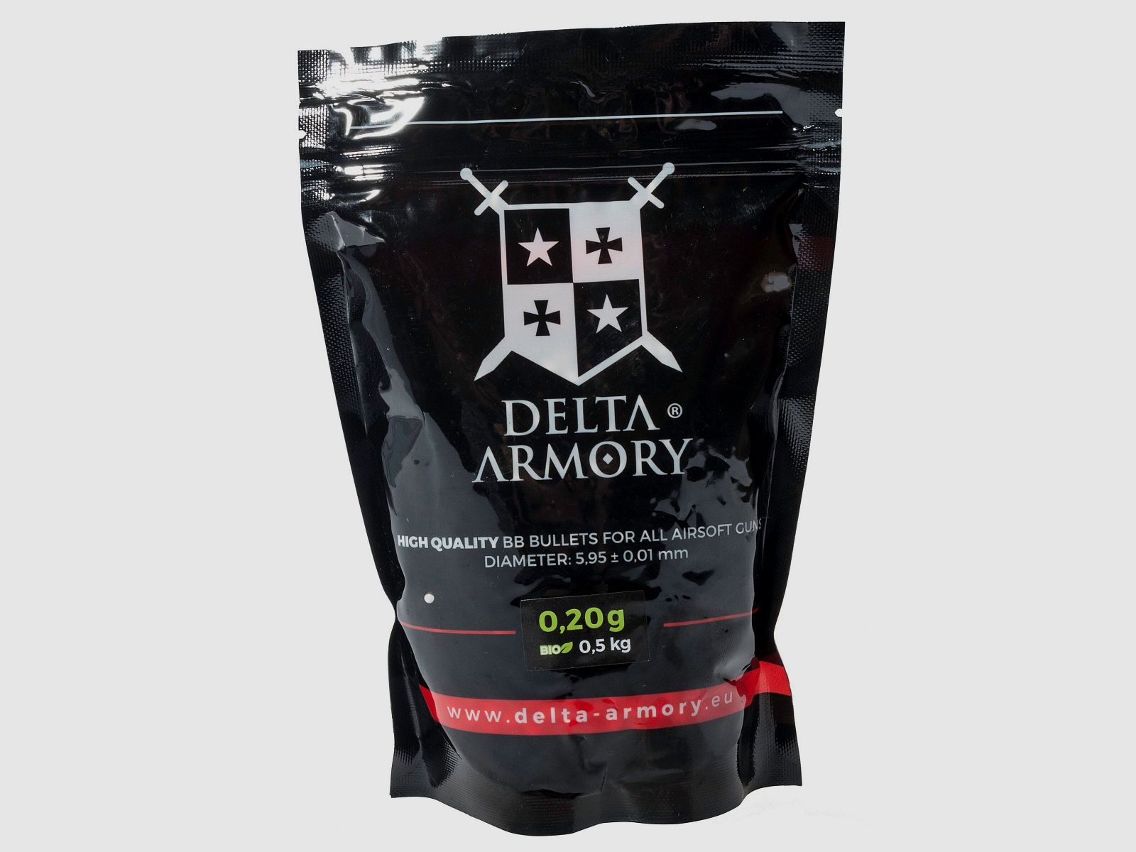 Bio Airsoft BBs 0.20g diameter 5.95mm (2,500 pellets) | Delta Armory