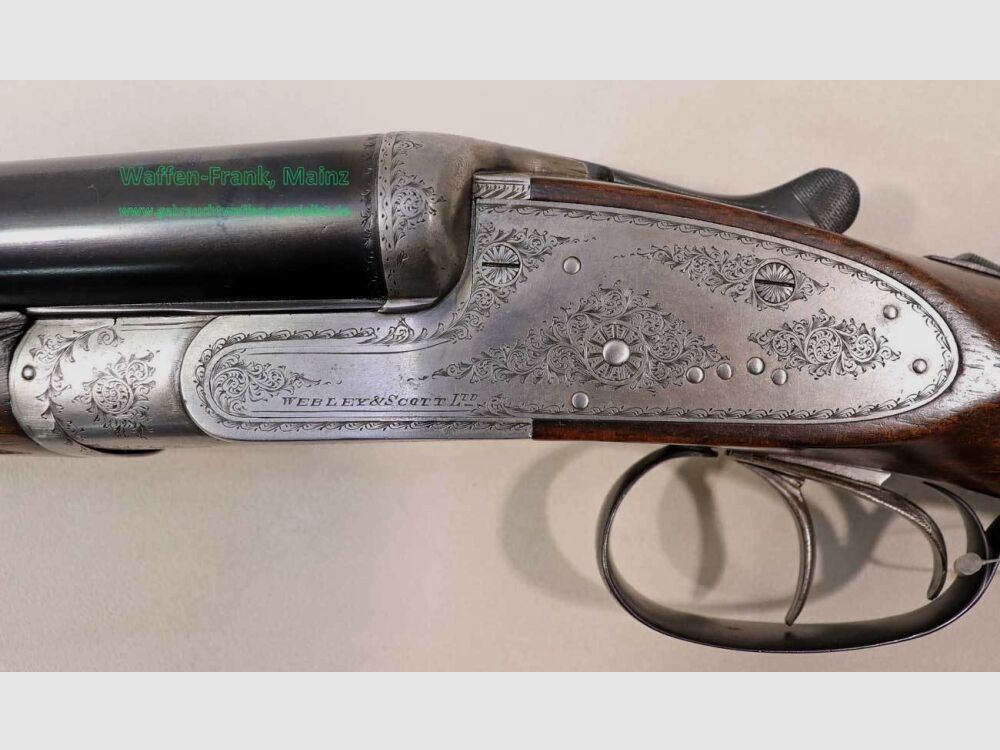 Webley & Scott - England Side Lock Patent 1888, image 5 of 8