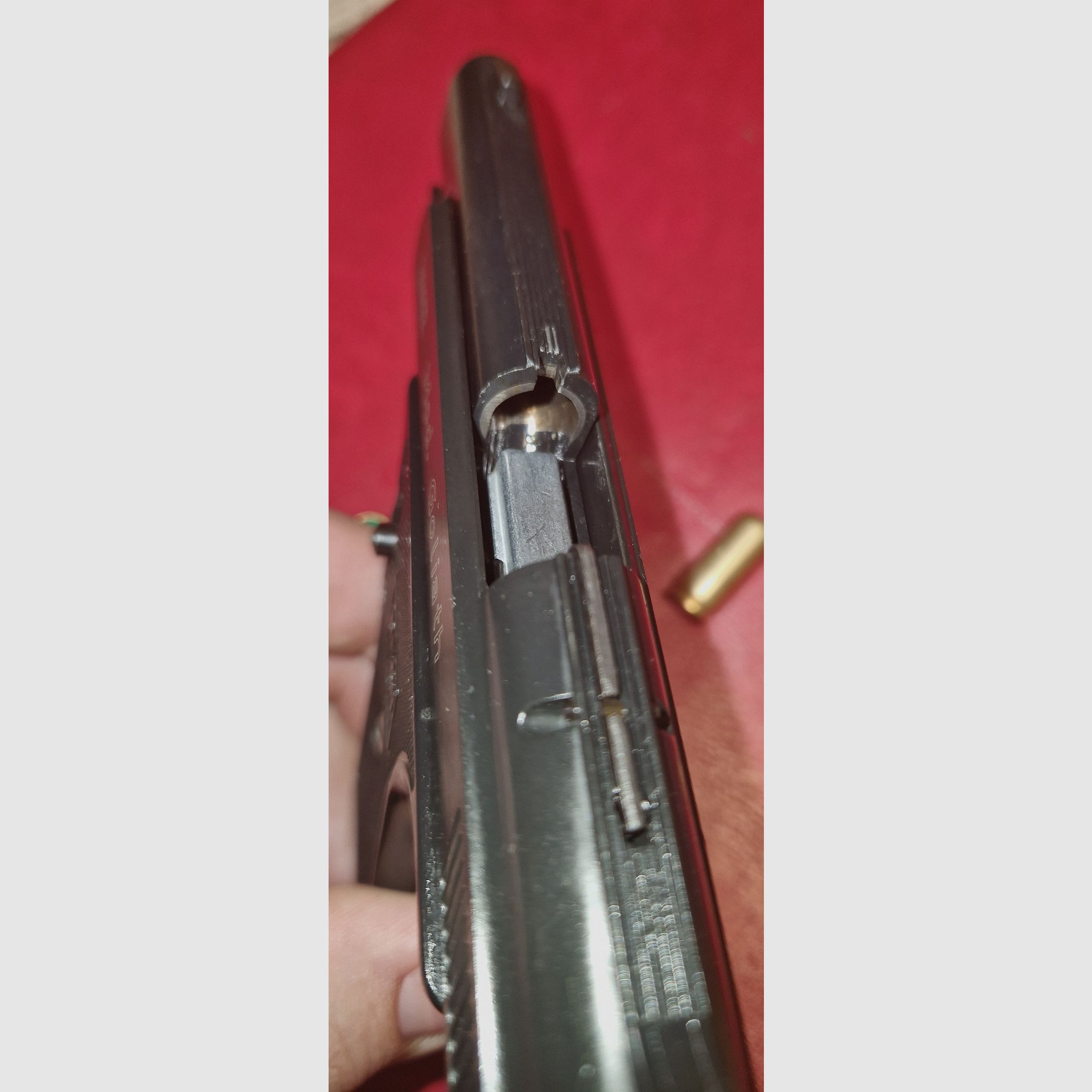 RECK MOD. GOLIATH/ senza accessori / cal. 9mm P.A.K. / PTB 763 / PISTOLA A GAS SCHRECKSCHUSS SILVESTER DIFESA PERSONALE COLLEZIONE / ------>! LEGGI LA DESCRIZIONE ! <------