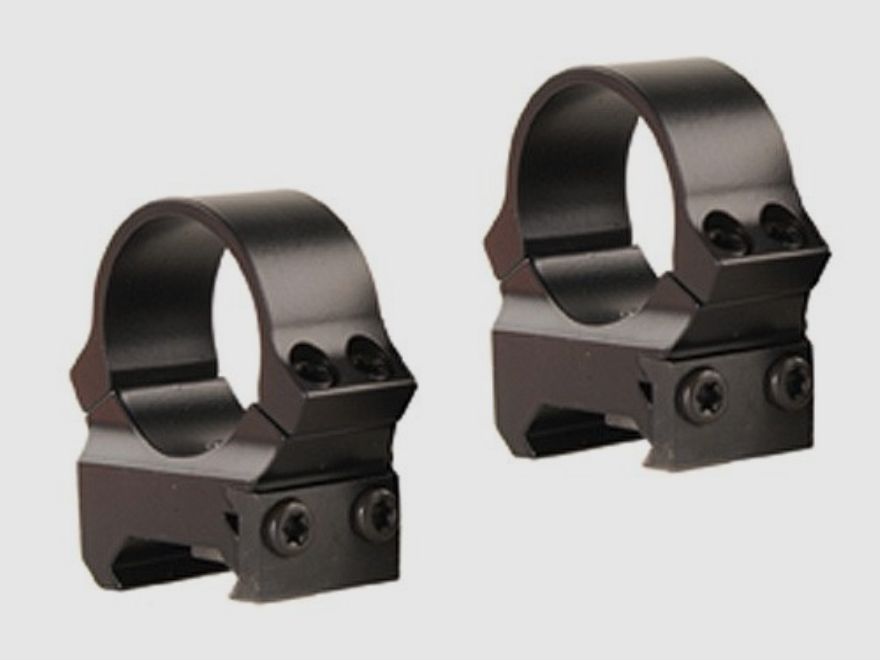 Anneaux Leupold PRW 25,4 mm moyens noirs brillants
