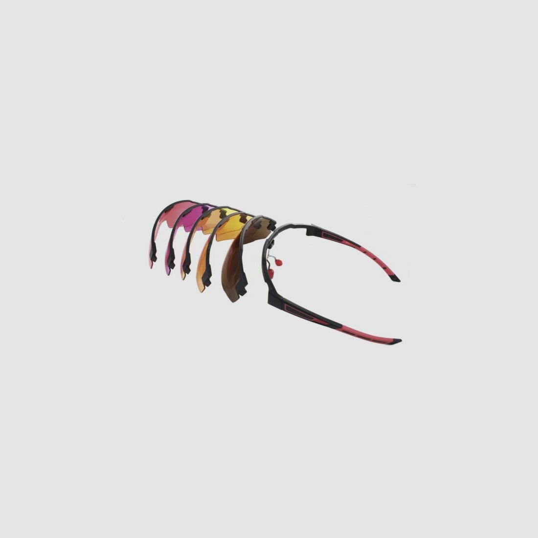 Schießbrille Evolution Magnex 5 EV6975-5L – Set mit 5 Gläsern, Bild 2 von 3