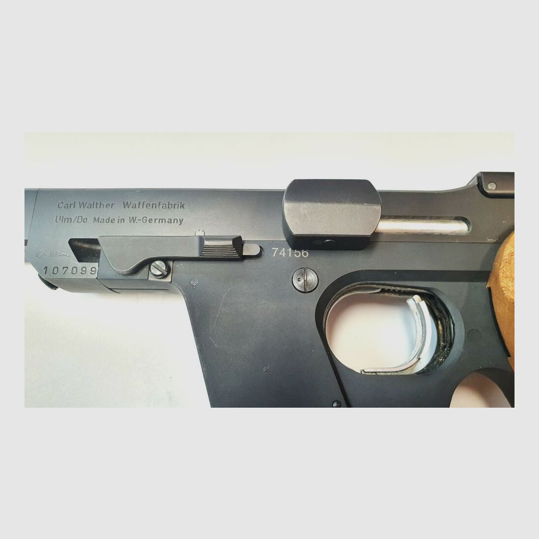 Carl Walther Waffenfabrik Ulm Halbautomatisch Match-/ Soprtpistole Walther GSP - .32S&WLong Wadcutter, Bild 8 von 10