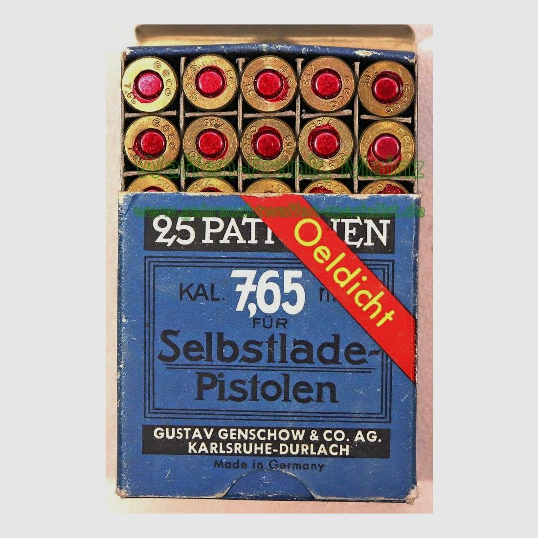 Geco - Fürth Pistol Cartridges 7.65 mm/.32 ACP