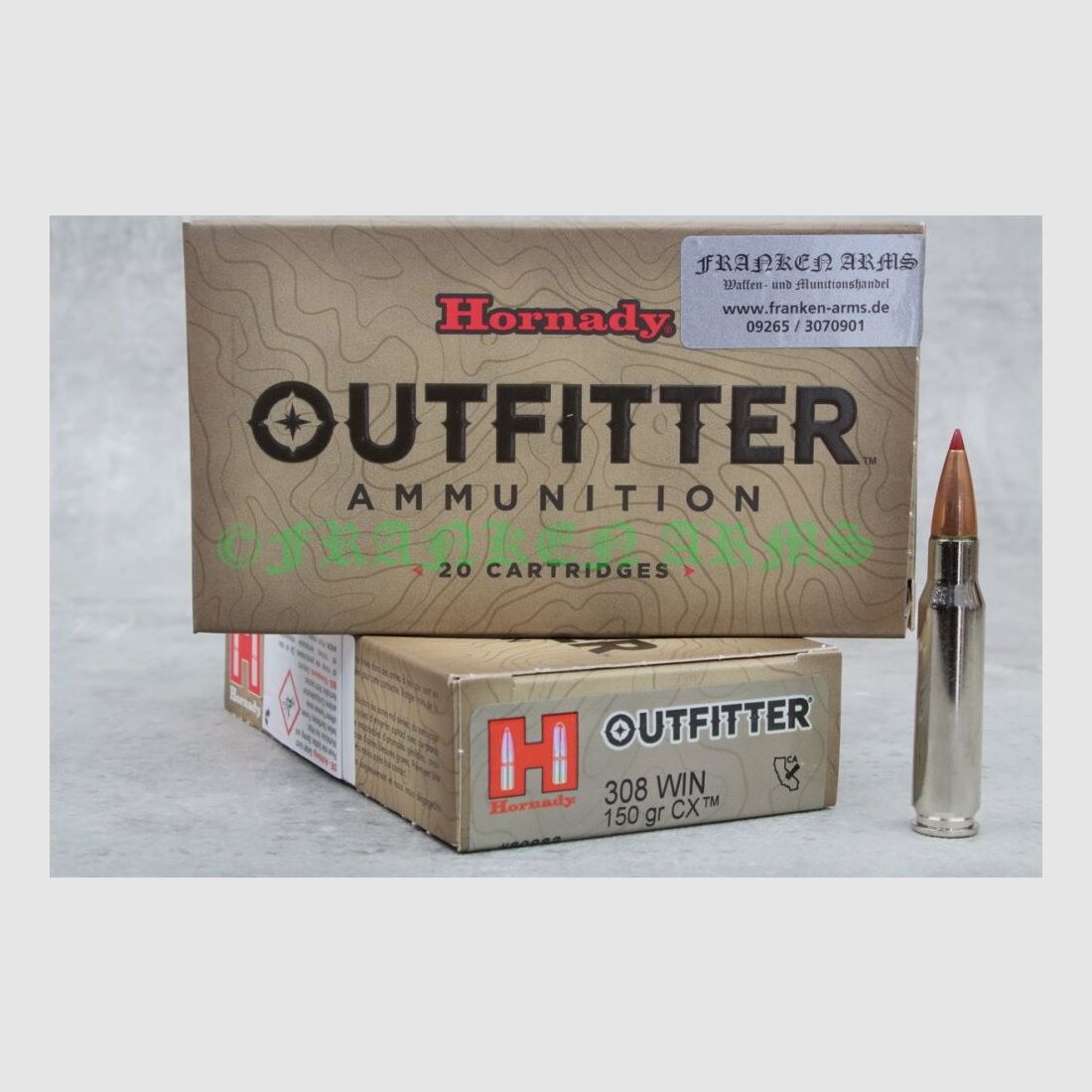 Hornady Outfitter CX .308 Win. 150gr. 9,7g 20 Stück Staffelpreise