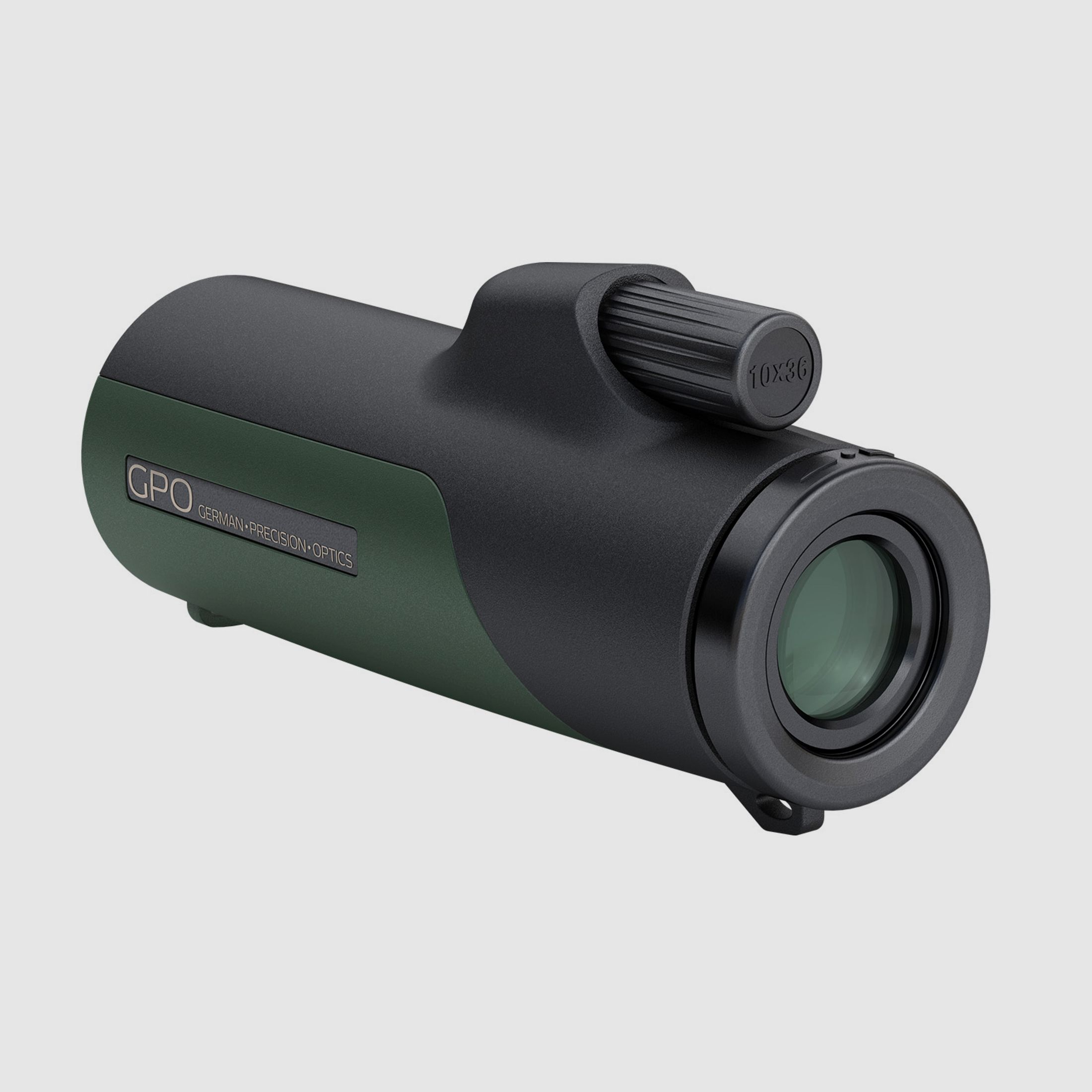 GPO Passion Monoculture 10x36 HD in black / green