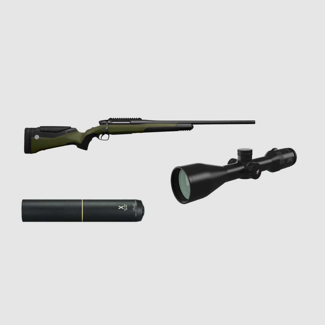 Steyr Mannlicher MS Wild, z GPO Spectra 6x 2-12x50