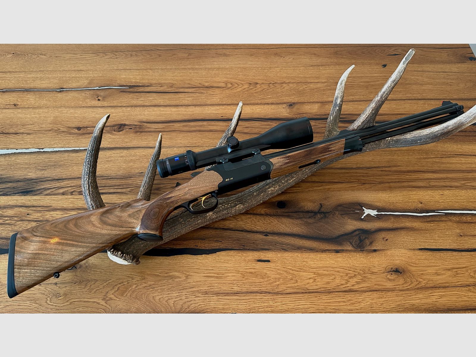 Blaser BD14 Black Gold incl. scope 8x57 JRS & 222 rem., image 1 of 7