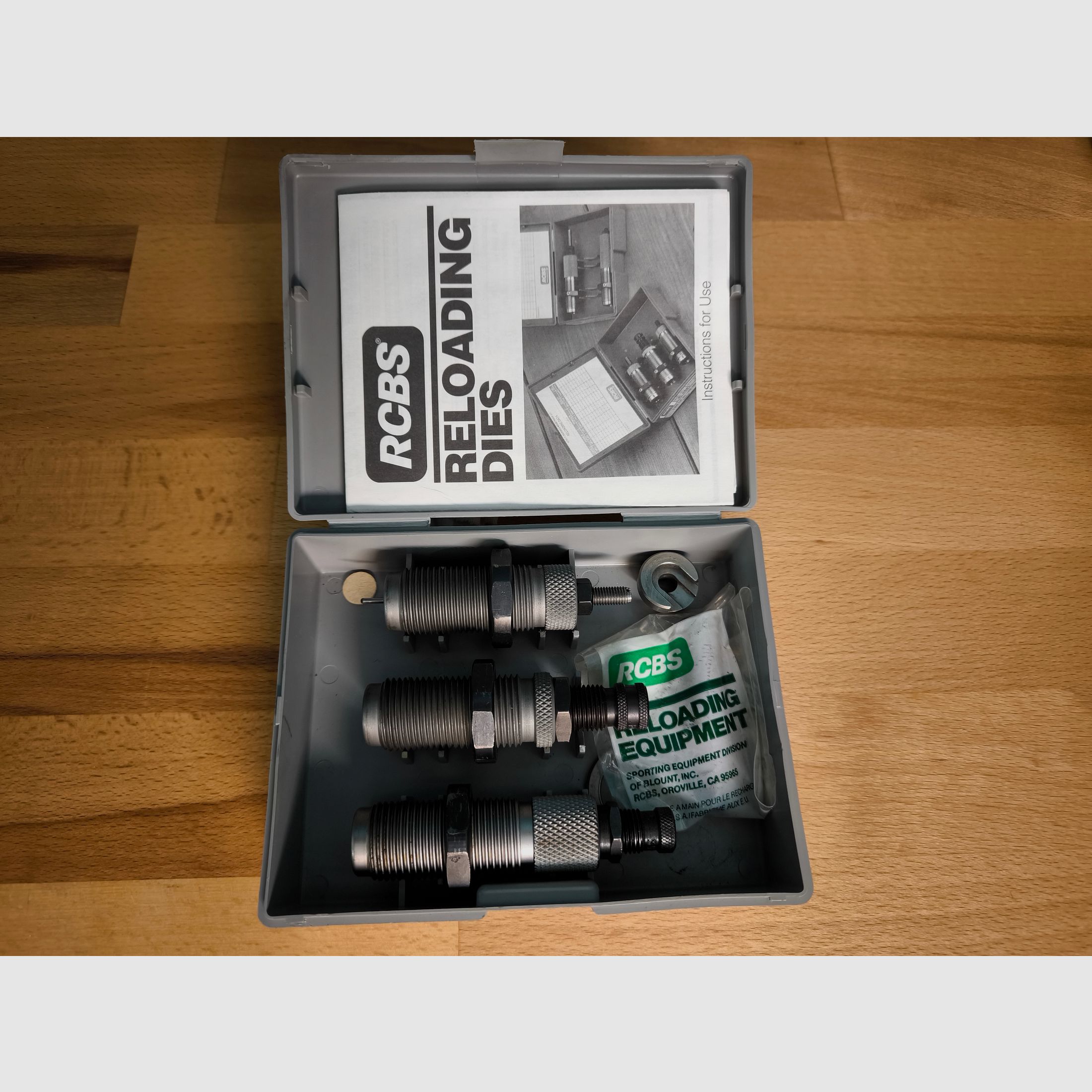 RCBS Carbide-Matrizensatz – 4-teilig – .44 Mag / .44 Special inc. Hülsenhalter