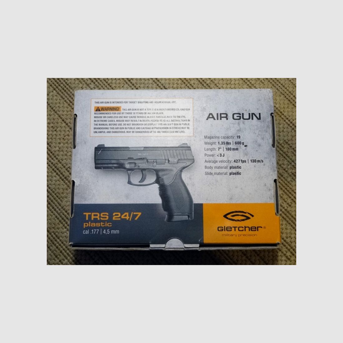 Pistola CO2 Gletcher TRS 24/7 - COME NUOVA