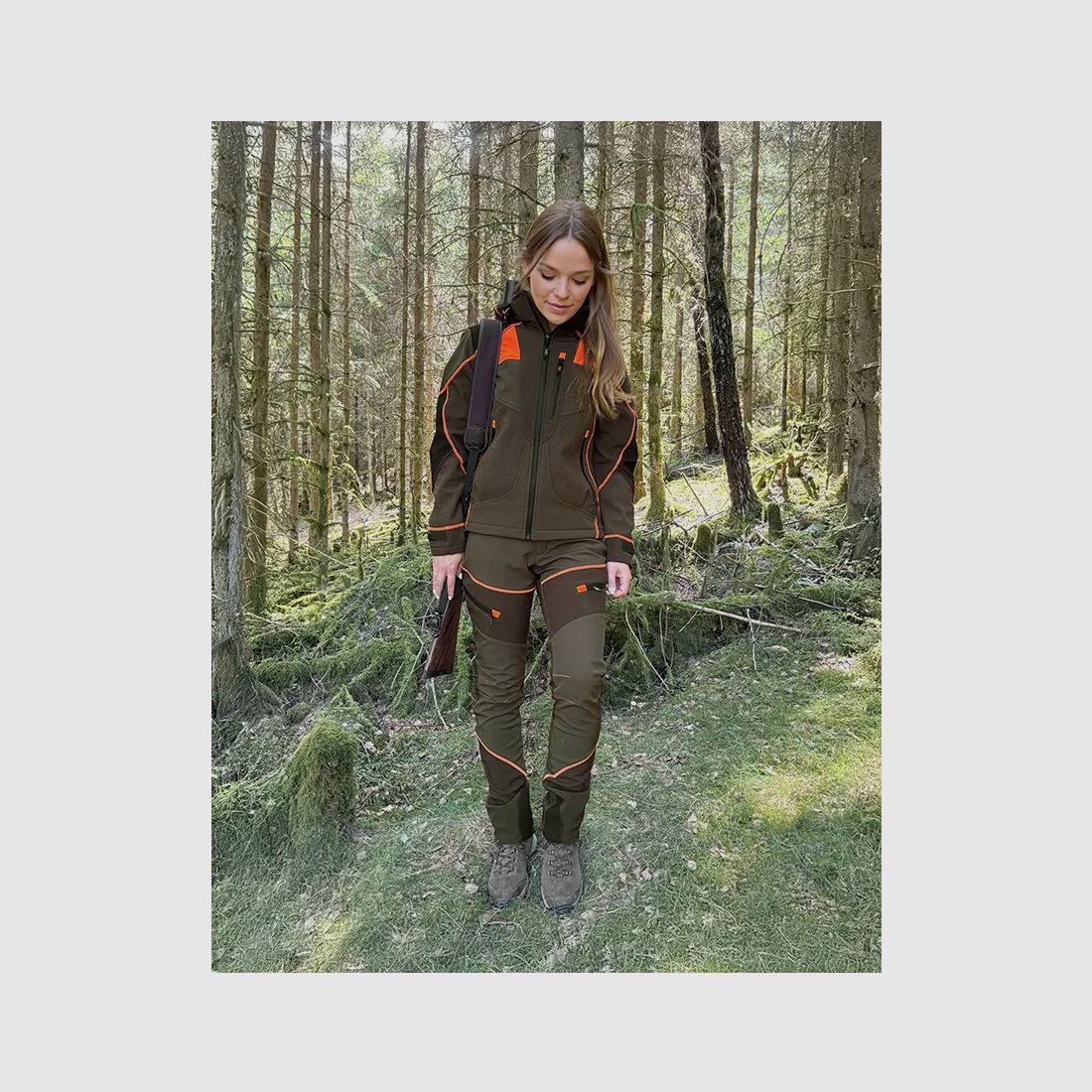 House of Hunting Pantaloni Softshell da Donna Ambra