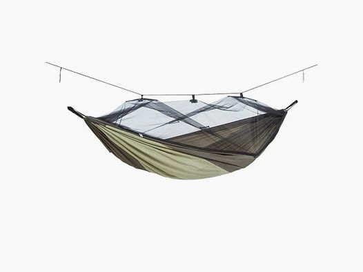 amazonas Hängematte Moskito Traveller Thermo grün schwarz
