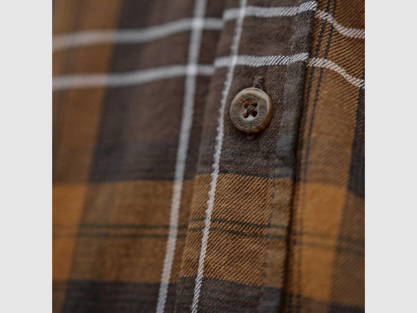 Seeland jachthemd Glen (Dark Brown/Camel Check), afbeelding 3 van 6