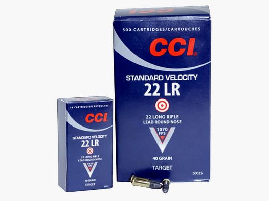 CCI .22 LR Standard Velocity LRN 40 gr (50 Stk.)