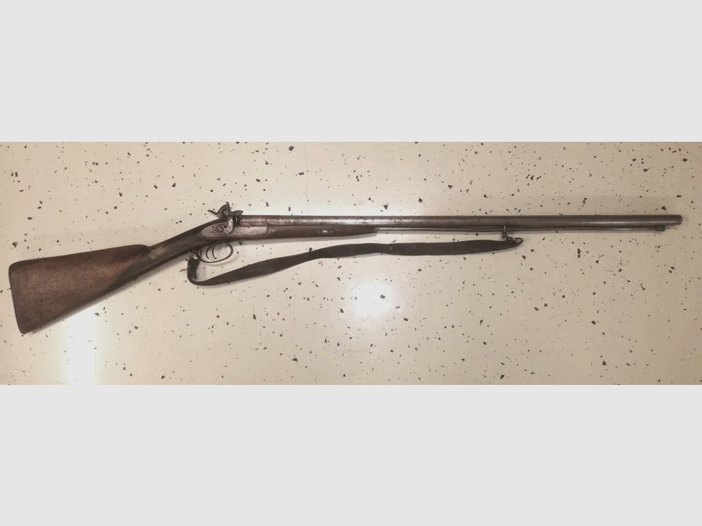 Front-loading double-barrel shotgun F. Barnes