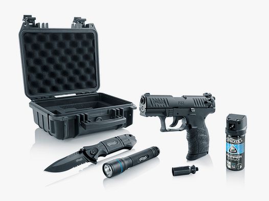 Walther P22Q "Ready 2 Defend" Kit Schreckschuss