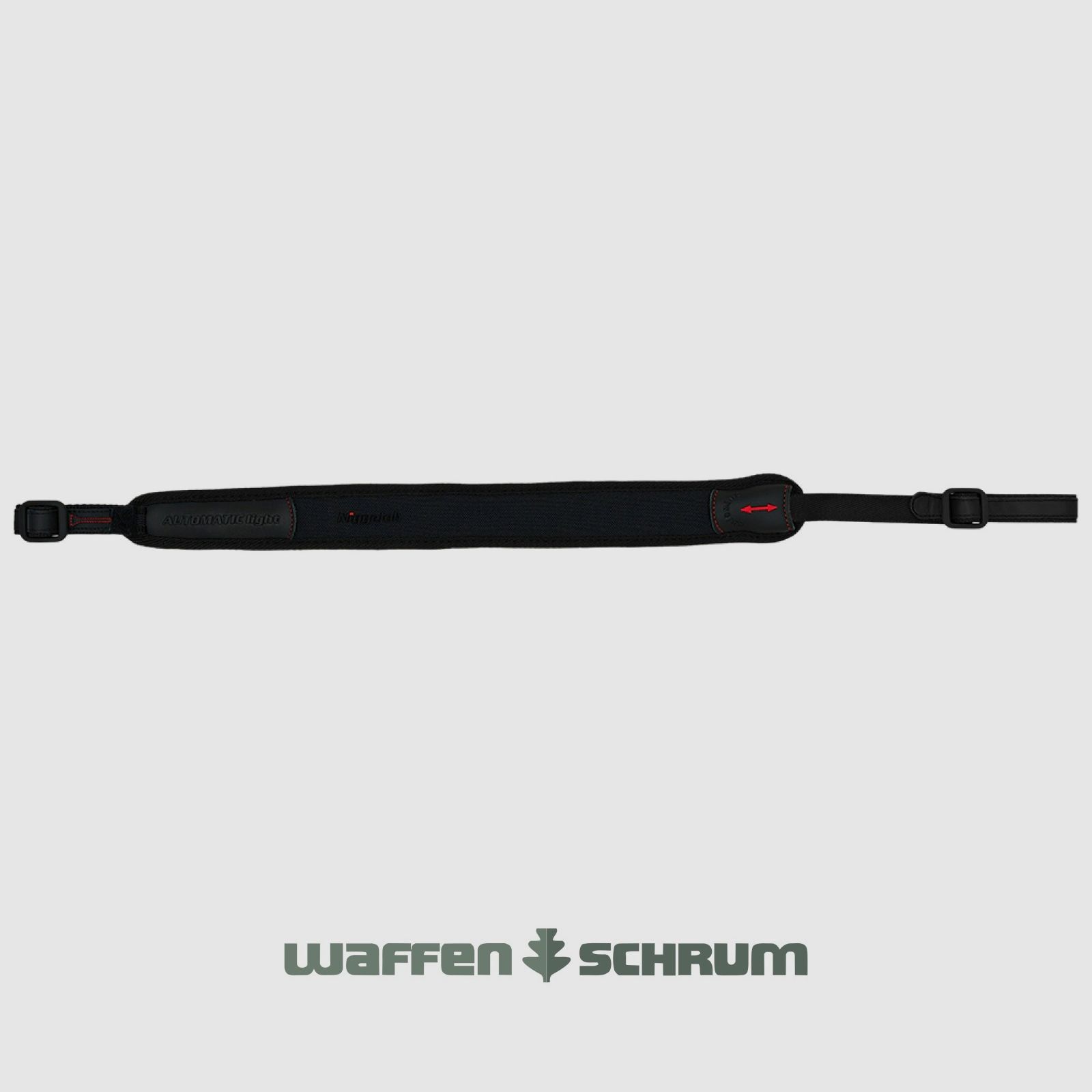 Niggeloh Gewehrriemen Automatic Light Neopren - Leder - Schwarz