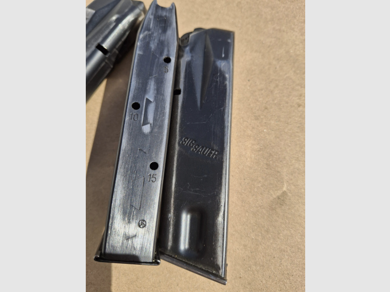 Sig Sauer P226 Magazin 9x19 15 Schuss - deutsche Fertigung