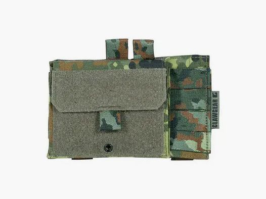 Clawgear Clawgear Pouch Admin Chest Panel Core - Flecktarn