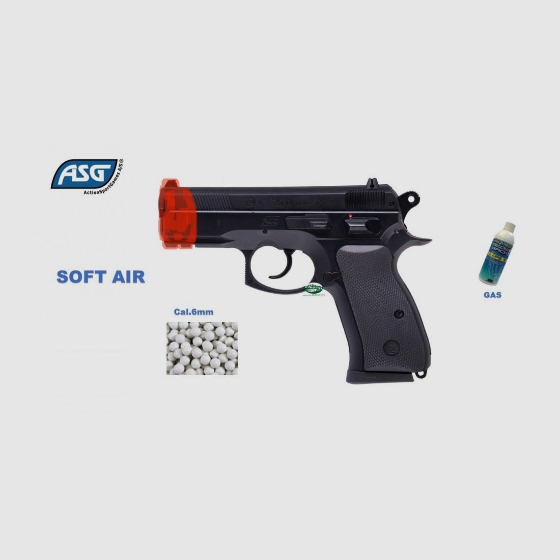 ASG CZ 75D Airsoft gas cal. 6mm
