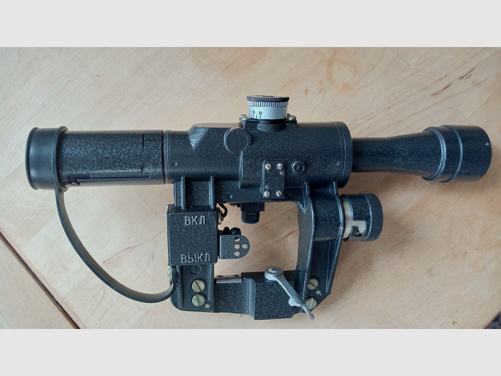 6x24 SVD Zielfernrohr Optik für Dragunov / Hergestellt in Weißrussland / Bedingt Yunker möglich // SVU Tigr PSOP PSO-1M2 PSO-Scope