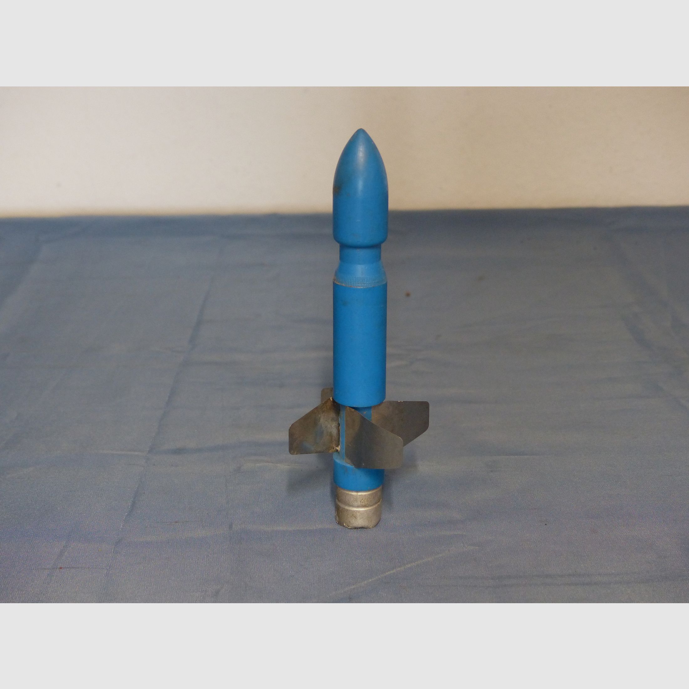 Bundeswehr BW 3 pièces de munitions d'exercice cartouches projectiles bleus G3 matériel de nettoyage années 60 70