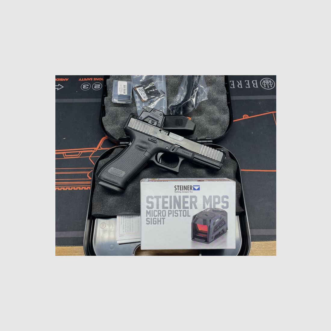 Glock 17 Gen. 5 MOS inkl. Rotpunktvisier STEINER MPS Kaliber 9mm Luger