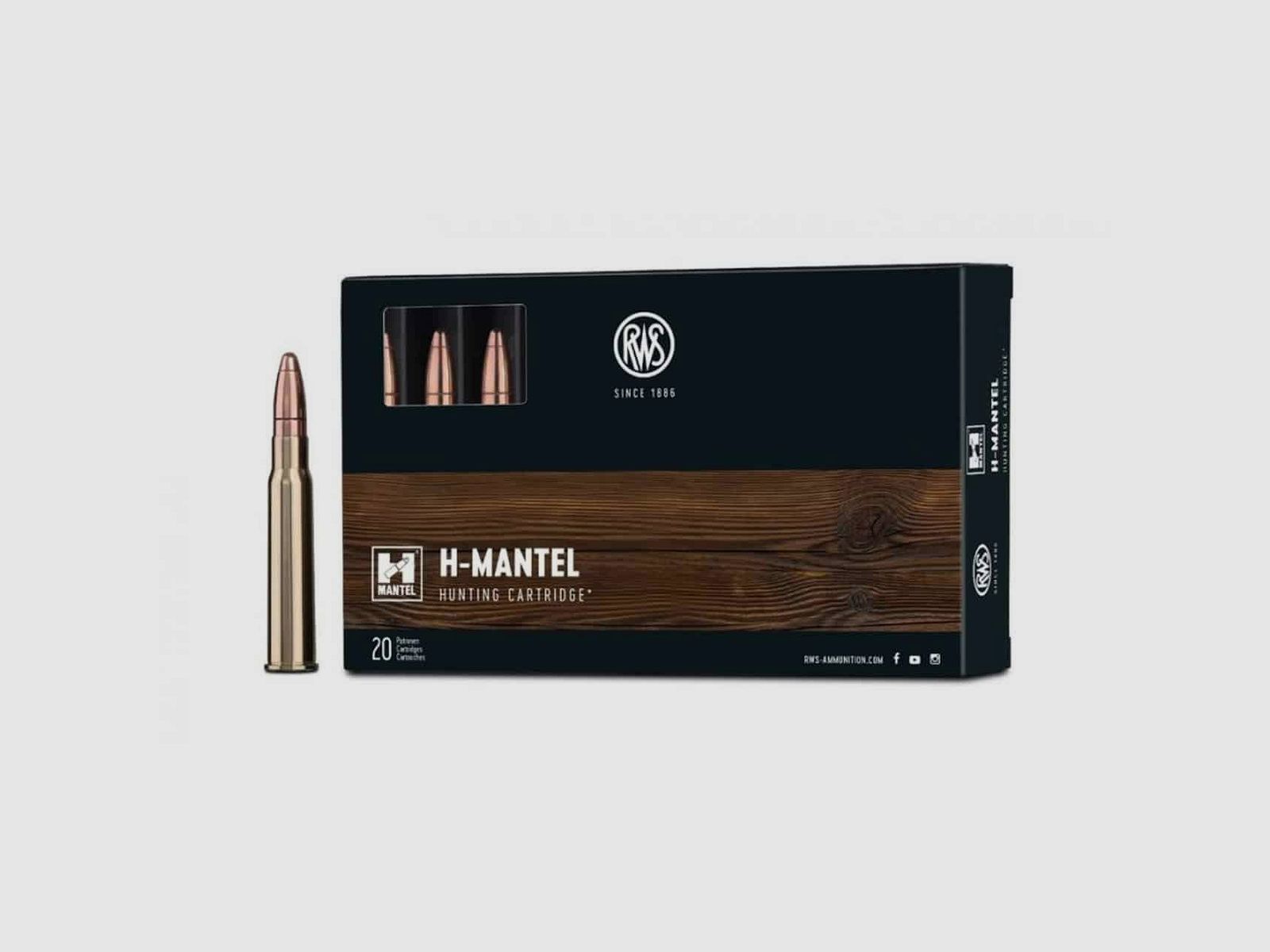 RWS 8×57 JS H-Mantel 12,1 g / 187 gr