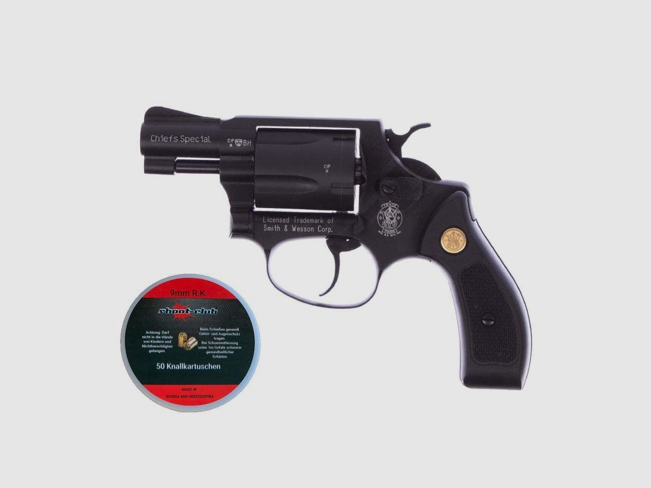 Smith & Wesson	 S&W Chiefs Special 9mm R.K. inkl. Platzpatronen