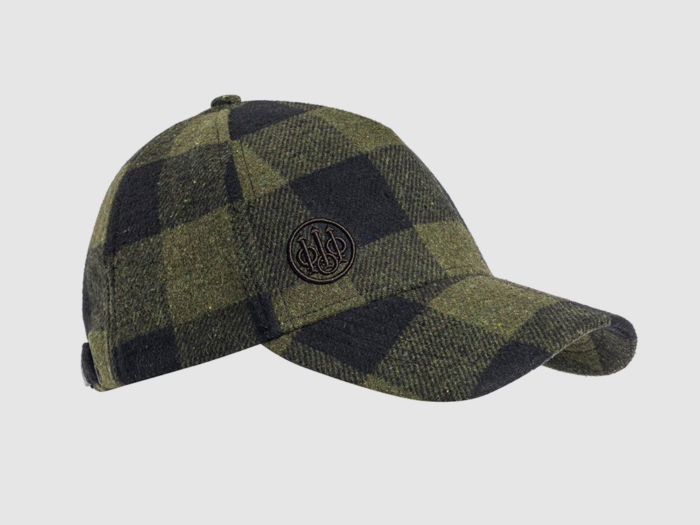 Beretta Cap Lodge Checkered Green Moss Check