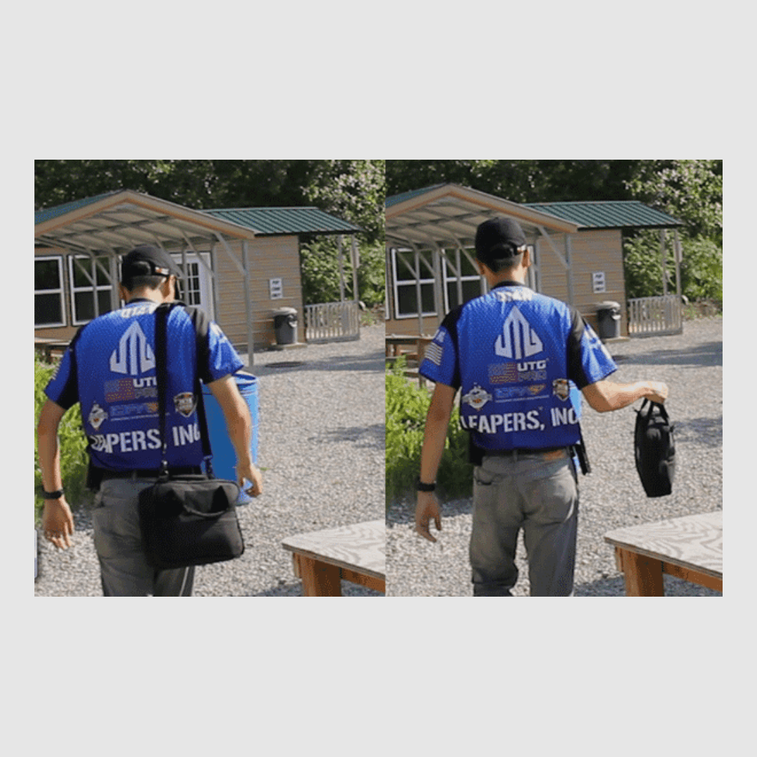 Etui na dwa pistolety UTG Competition Shooter, czarne