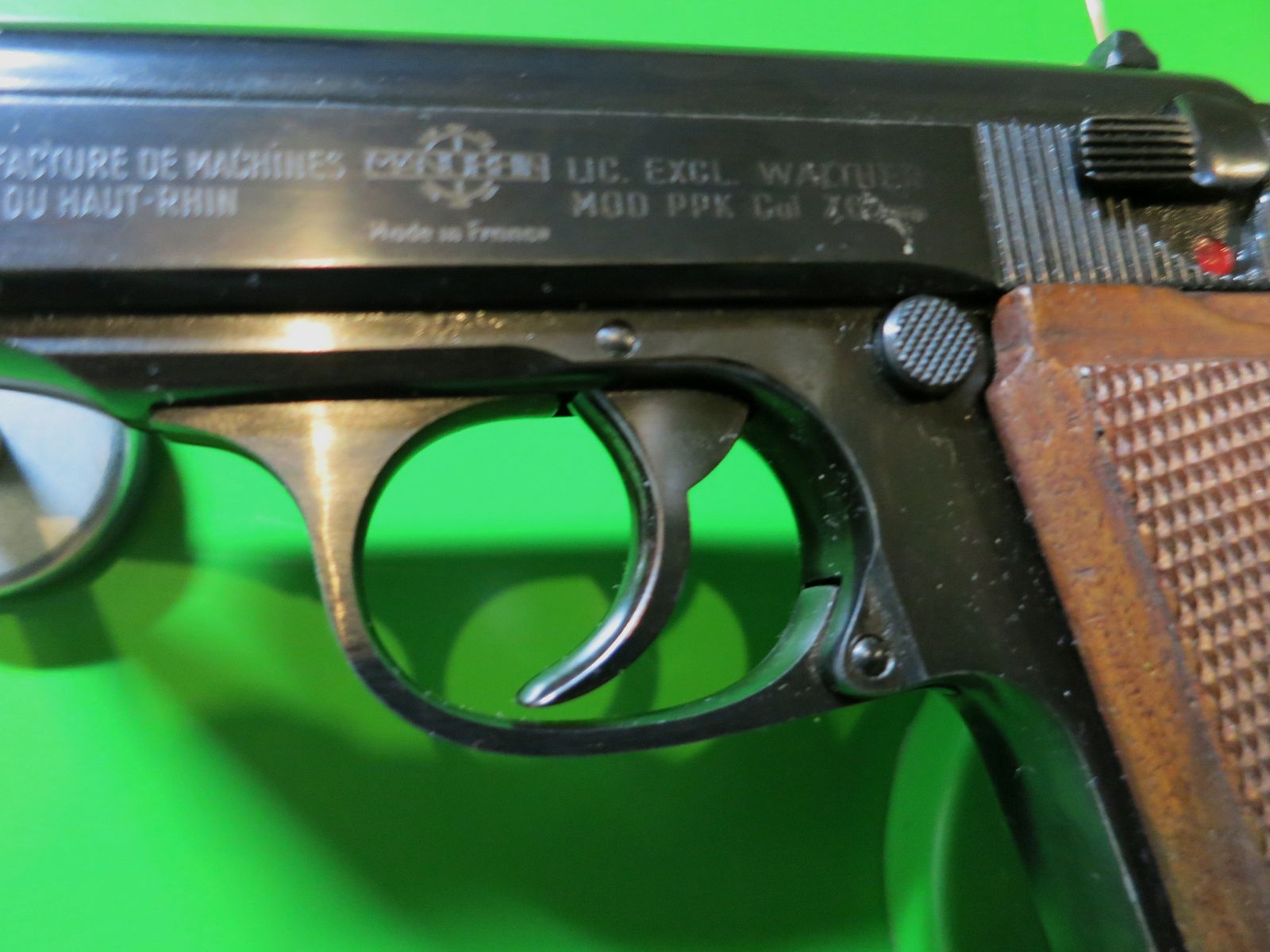 Halbautomatische Pistole MANURHIN, Walther PPK, Kal. 7,65 mm Browning       #40-