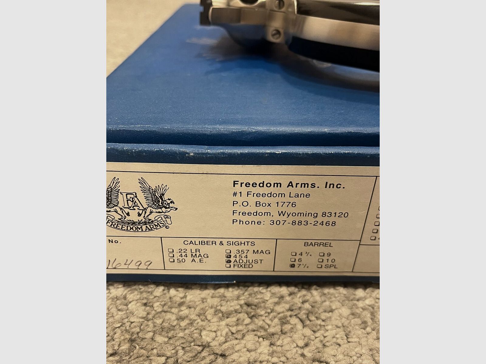 Freedom Arms Premier Grade