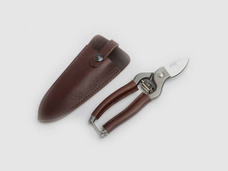 Arno Mini-Pruner 16 cm mit Leder-Etui