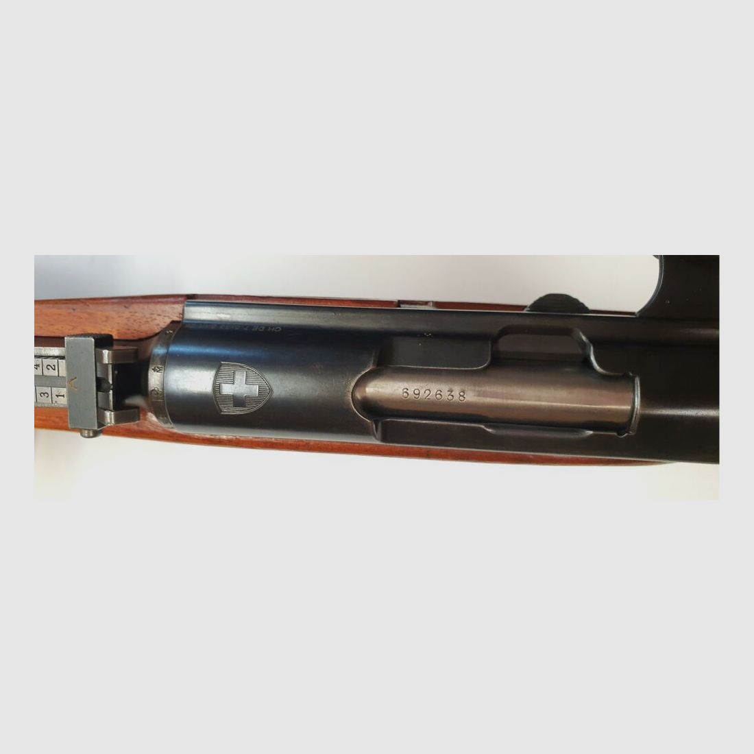 Fabryka broni Bern K31 kaliber 7,5x55 szwajcarski całkowicie zgodne numery