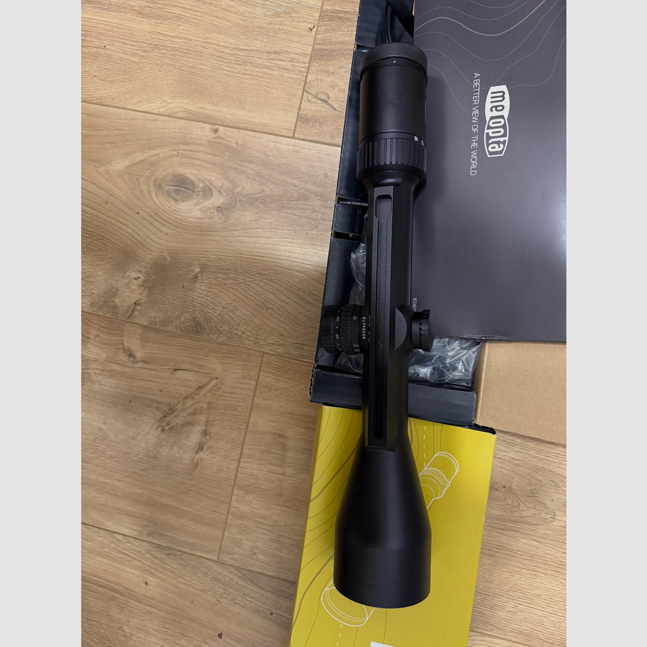 Meopta Meostar R2 2.5-15x56 RD/MR PA riflescope Parallax adjustment Zeiss rail as good as new