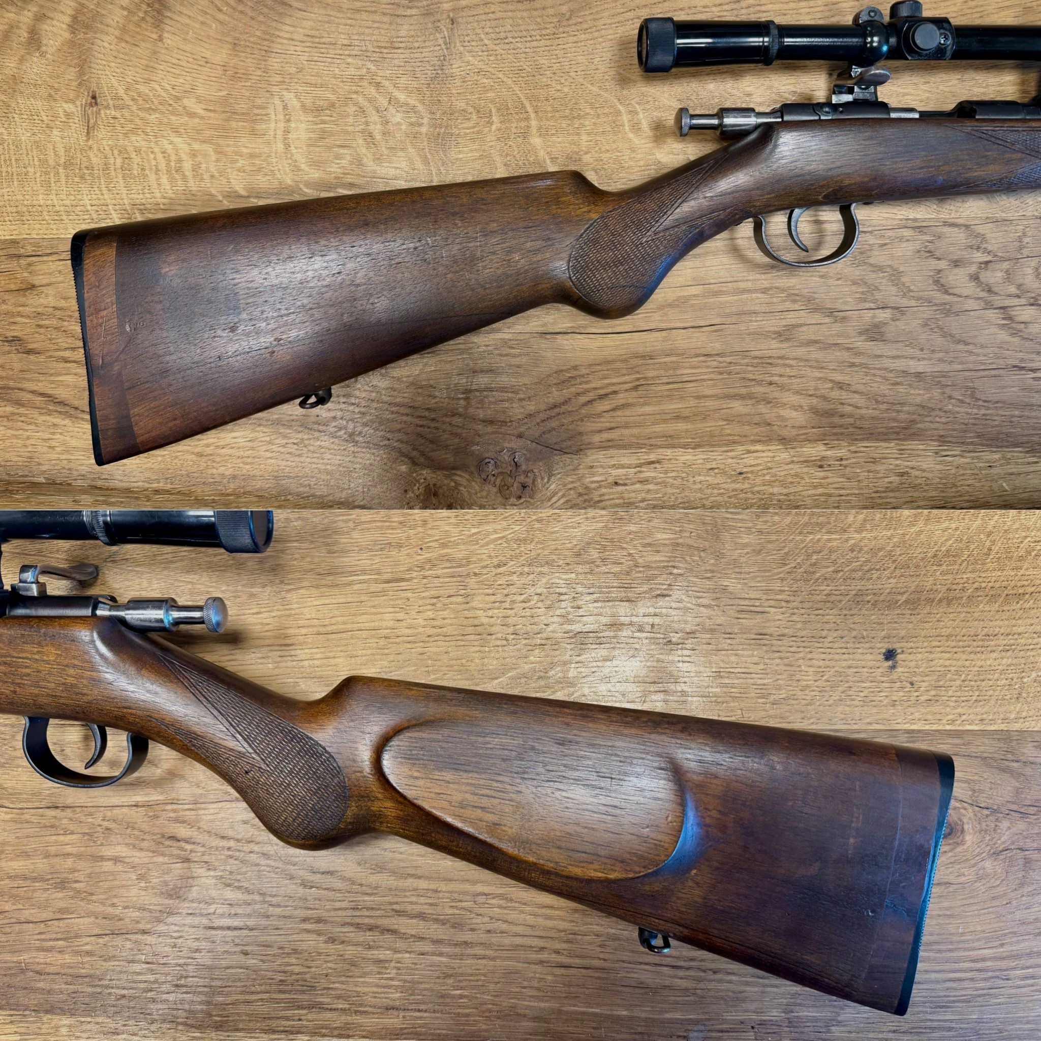 Anschütz .22 LR con telescopio