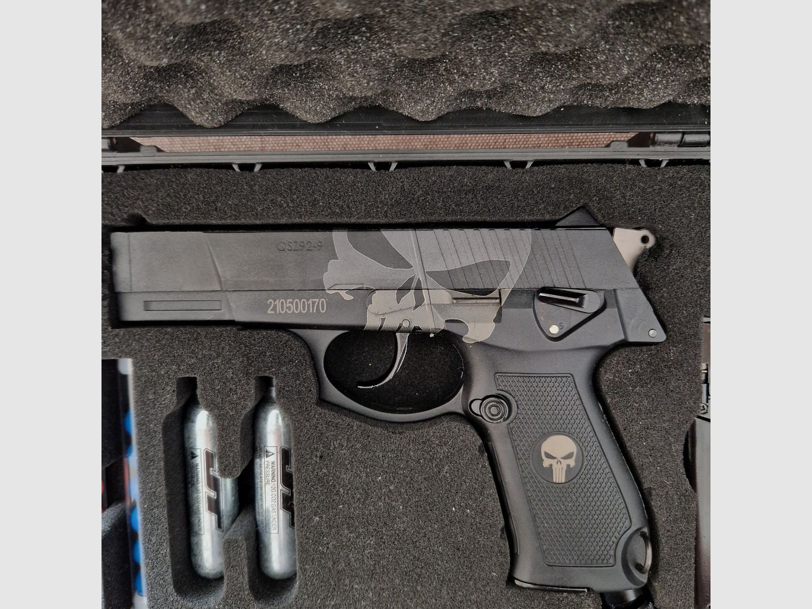 R.A.M COMBAT PISTOLE. GSZ92-2 Modell 2021 Kal. 0,50 mit F im Fünfeck