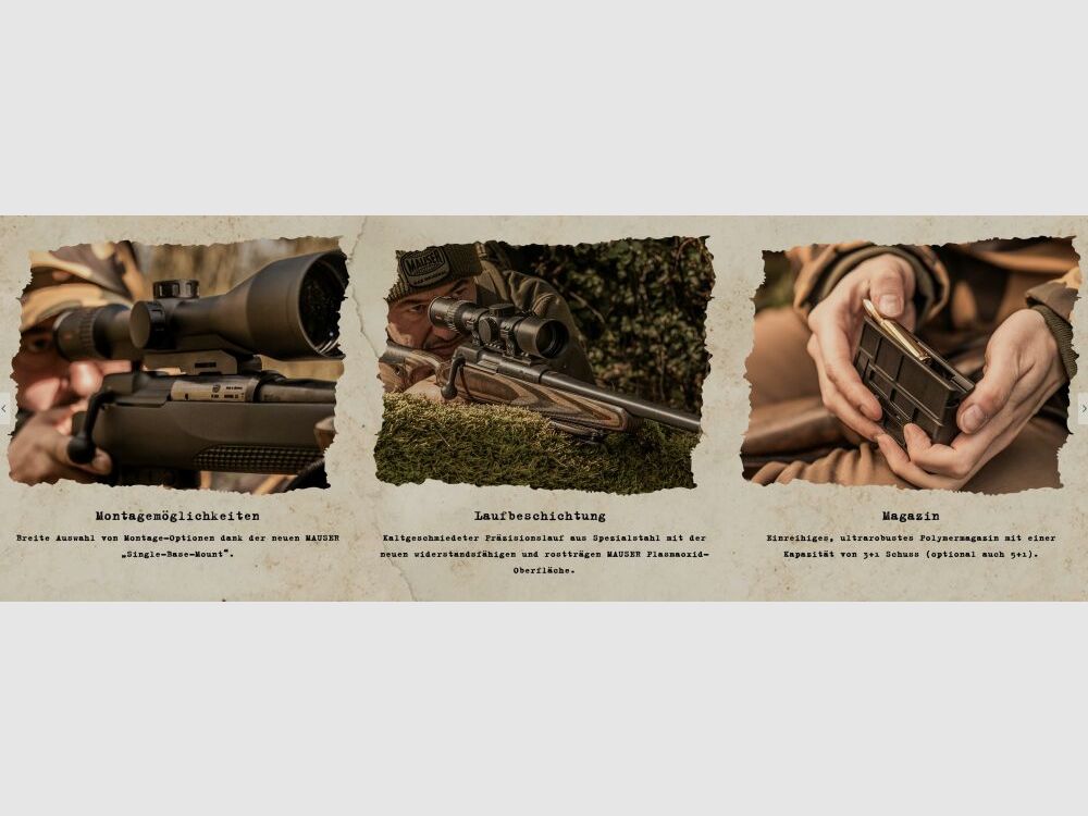 MAUSER M25 Extreme Repetierbüchse in.308Win Lauflänge 510mm M15x1 ohne Visi .308Win