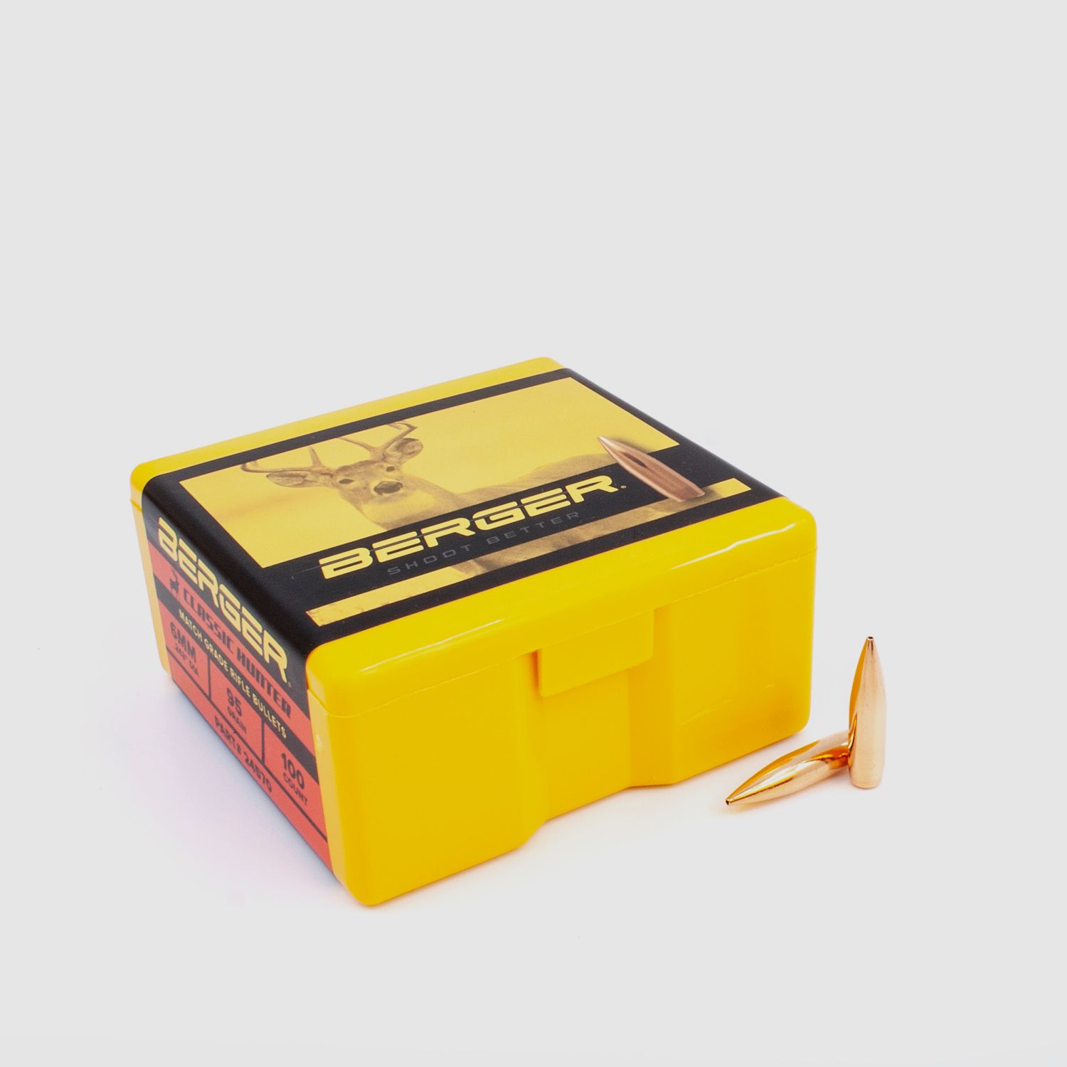 Berger Bullet 6mm/.243 Classic Hunter 95GR 100 Pieces